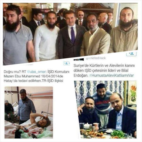 Τουρκικά μέσα δικτύωσης που δείχουν τον μακελάρη της Συρίας με τον γιό του Ερντογάν, Μπιλάλ