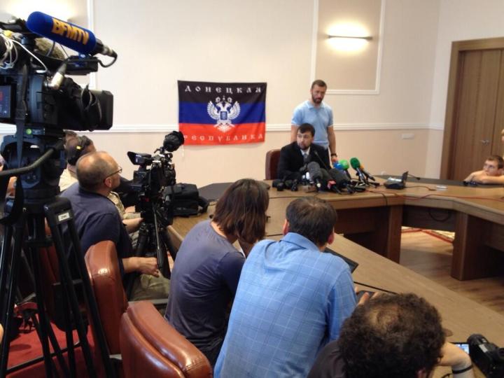 Ο Πρόεδρος της Λαικής Δημοκρατίας του Ντονέσκ