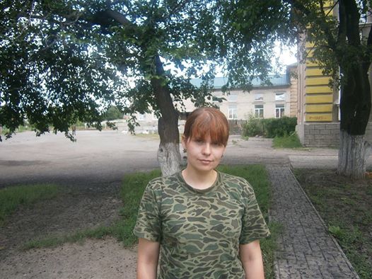 H Nastya μια ακόμη μαχήτρια όταν ήταν στο Σλαβιάνσκ