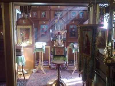 Το εσωτερικό του ναού