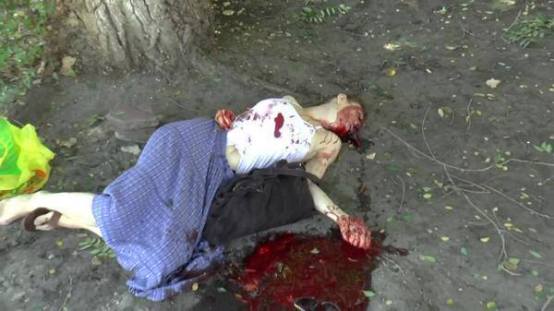 με ψίχουλα δημητριακών καρπών δεν σώζονται από τη γενοκτονία οι ρωσόφωνοι ...Λουγκάνσκ γενοκτονία