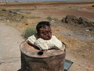 σημερινή ανάρτηση ονομάζεται Ηani Mohammed Hamish αποκεφαλίστηκε από το ΙΣΛ. Κρ.στην akhatarin της Συρίας
