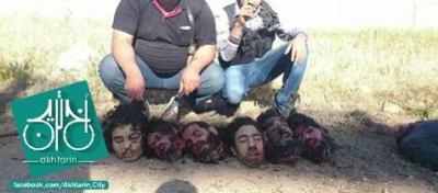 οι μετριοπαθείς αντάρτες στην πόλη Ακταρίν αποκεφαλίζουν άτομα αντίπαλης φατρίας