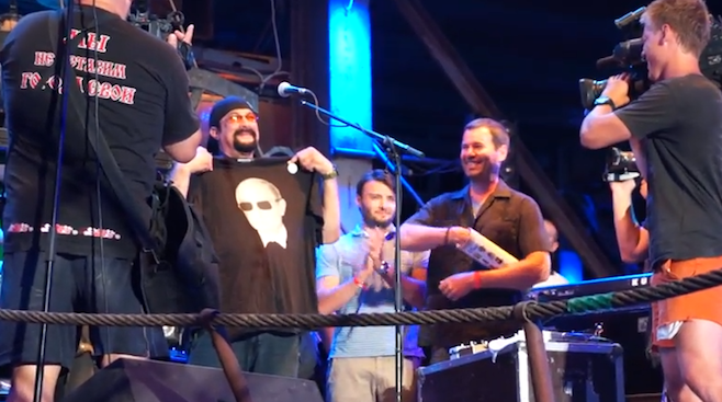 Steve Seagal-Crimea-bike-show