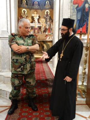 με τον αρχιμανδρίτη Θεόδωρο