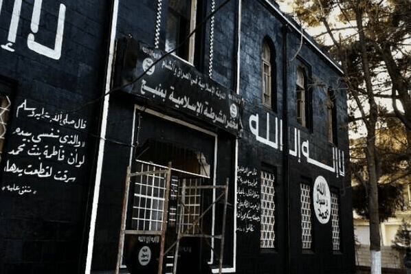 το στρατηγείο της ISIS στο Μικρό Λονδίνο, Minjab, Συρία