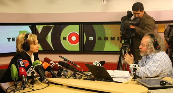 από εκπομπή του με την Κλίντον