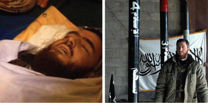 το ηγετικό στέλεχος της Jaysh al-Islam ο  (Mahmoud Omar Ajwah) που σκοτώθηκε στην Harasta