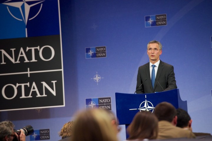 NATO Secretary General during his press conference